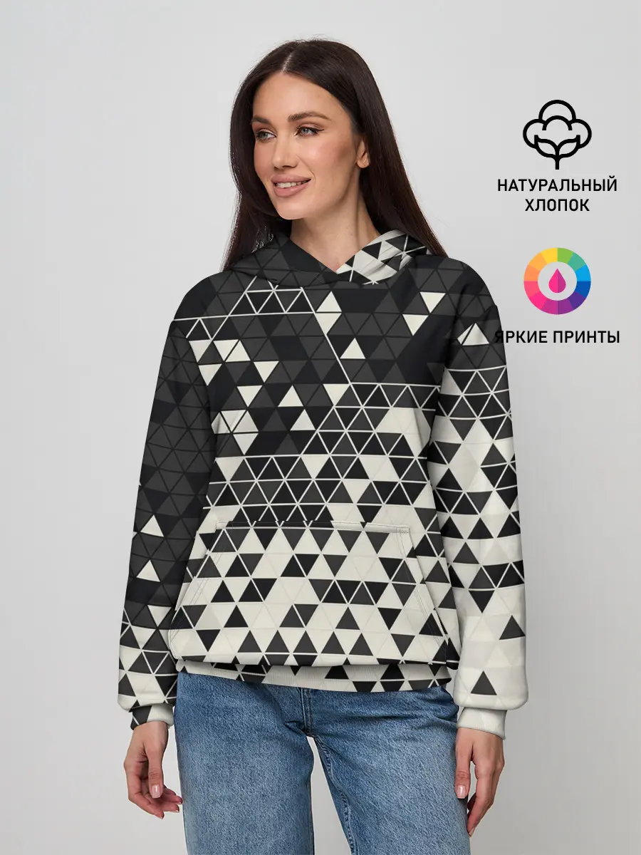 Женское худи / Абстракция