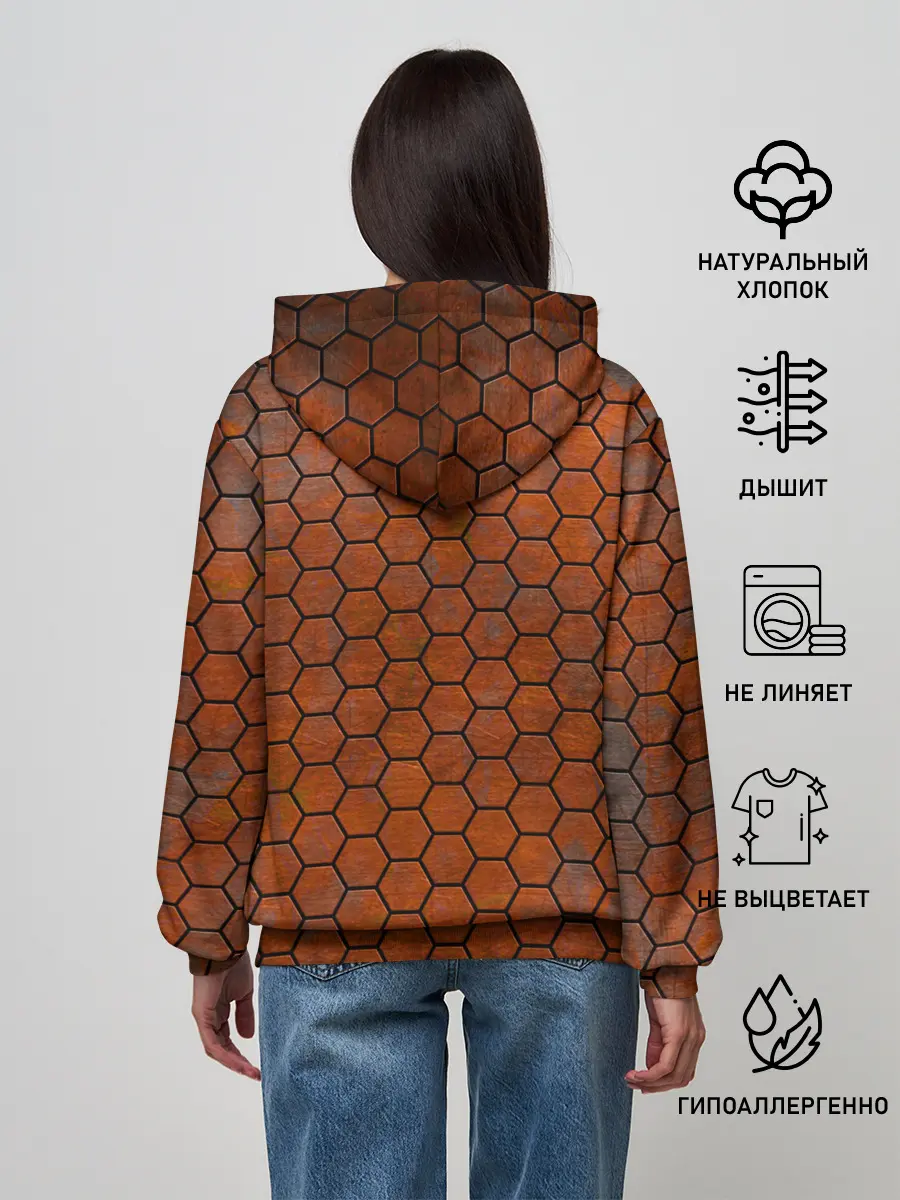 Женское худи / Ржавые Соты