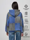Женское худи / Denim Patchwork