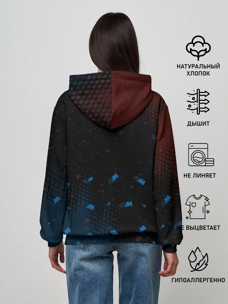 Женское худи / BMW - Halftone