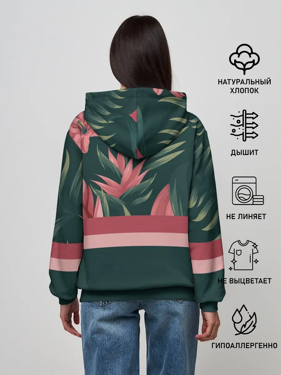 Женское худи / Лилии