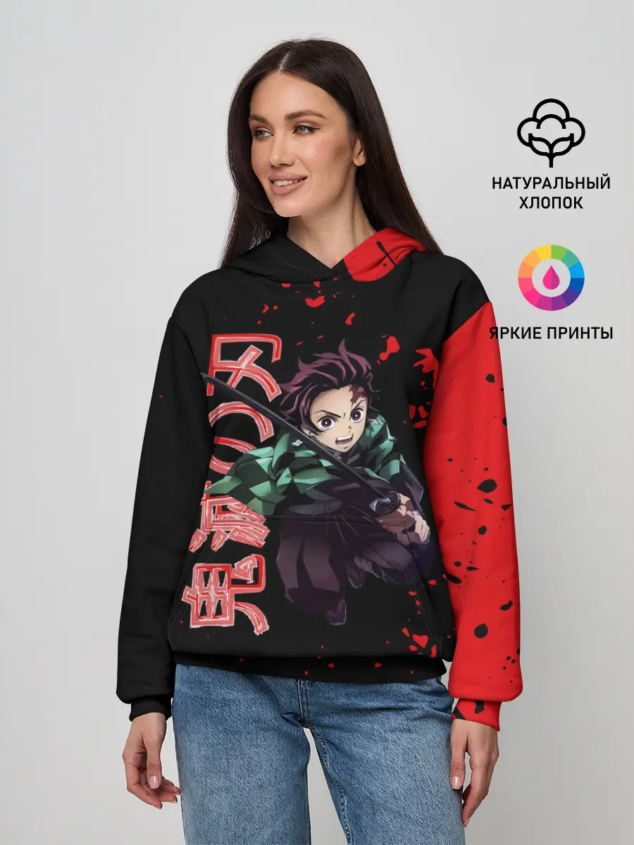 Женское худи / Танджиро Kimetsu no Yaiba