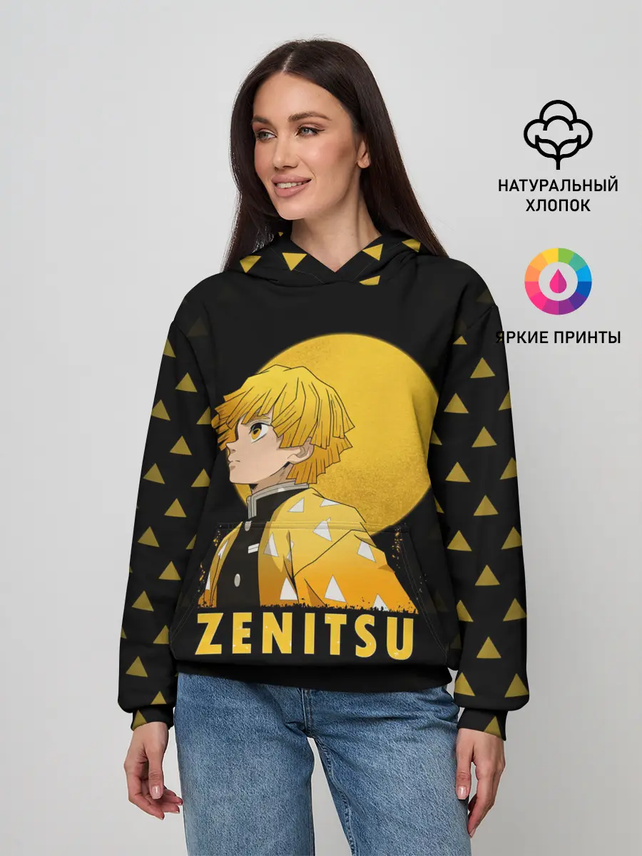 Женское худи / ZENITSU Kimetsu no Yaiba