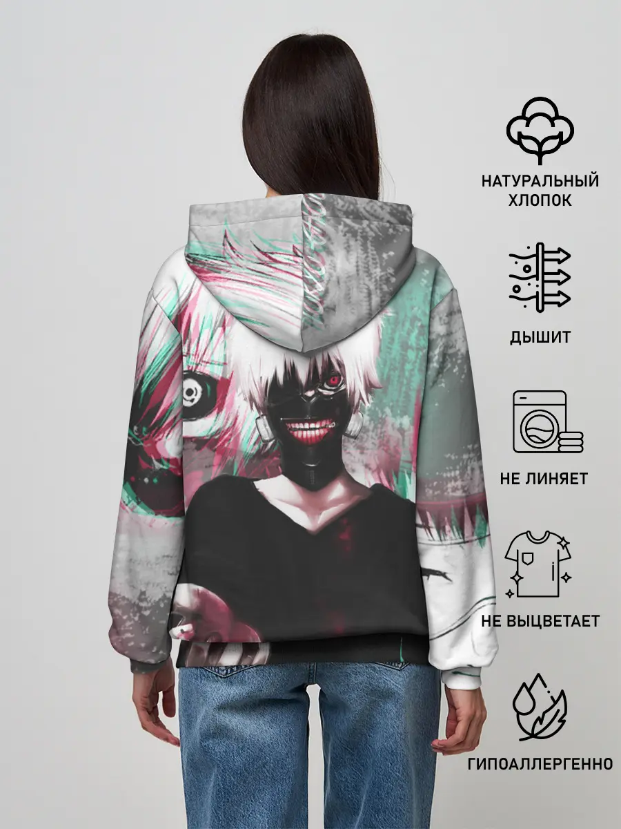 Женское худи / Полугуль Канеки