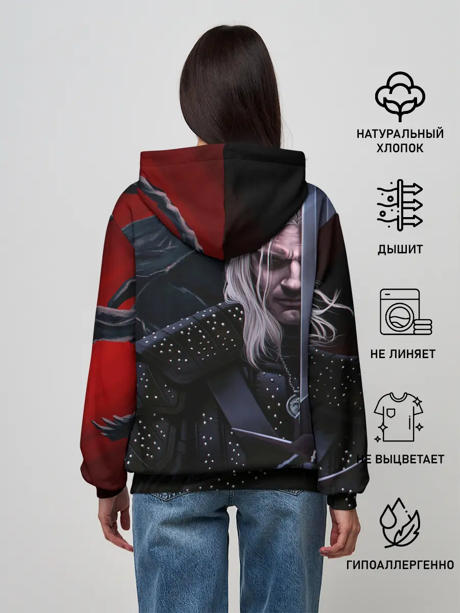 Женское худи / Ведьмак Геральт