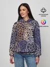Женское худи / текстура японские узоры