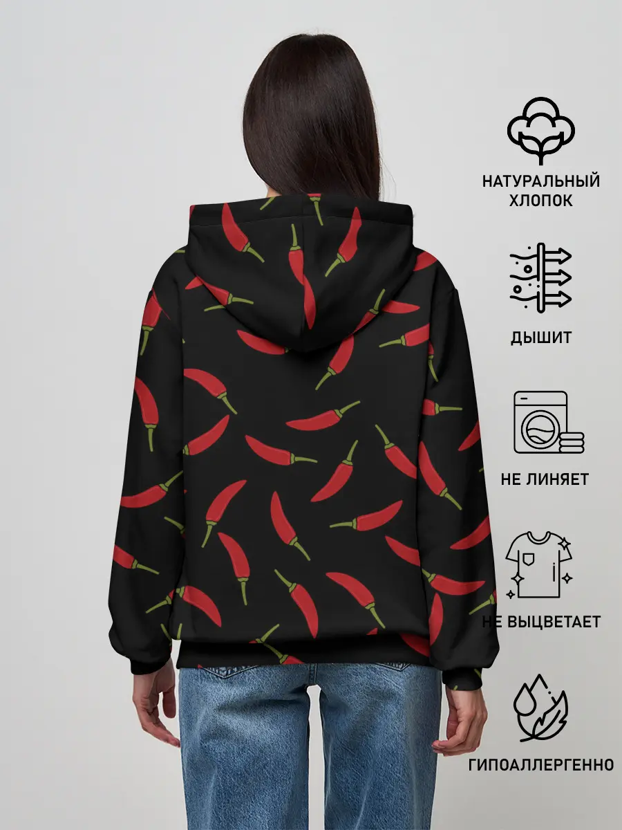 Женское худи / Chili peppers
