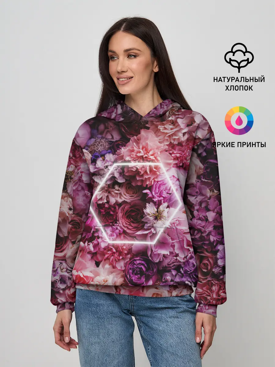 Женское худи / ROSE | РОЗЫ