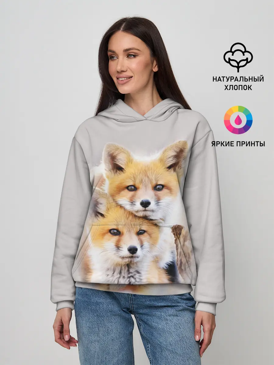 Женское худи / Лисята