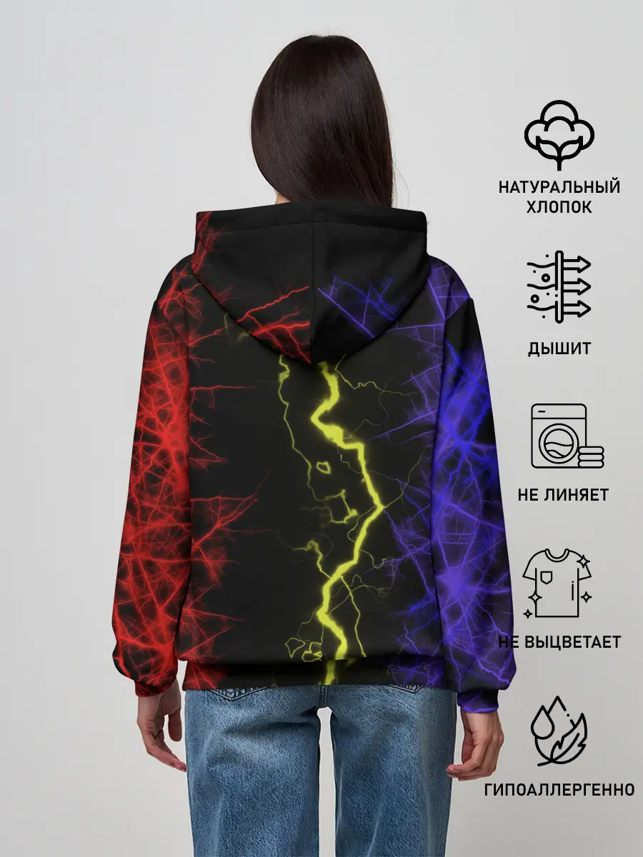 Женское худи / Lightning | Молния