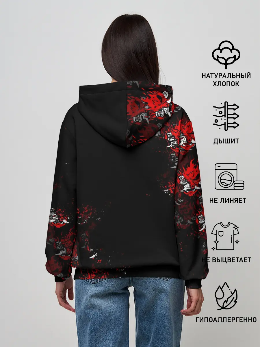 Женское худи / SAMURAI / CYBERPUNK 2077