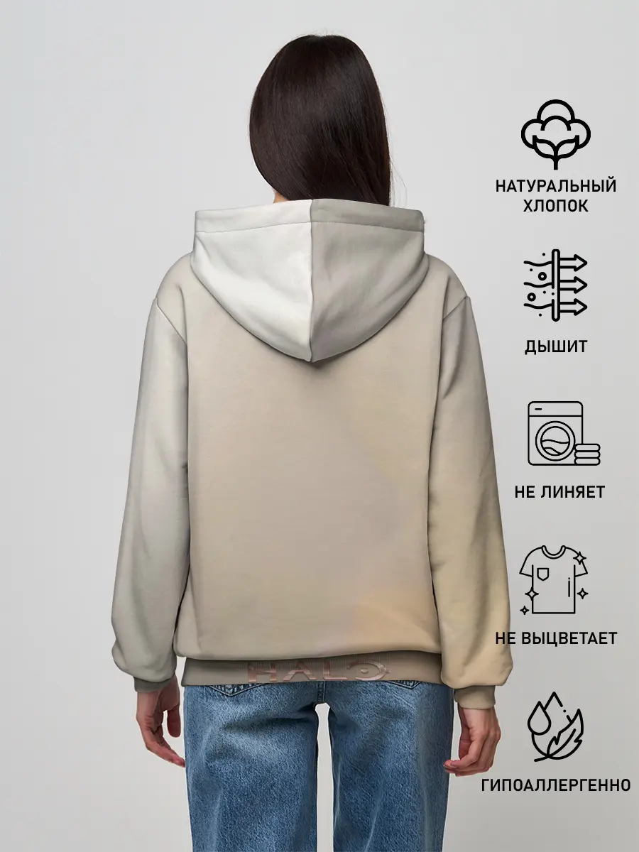 Женское худи / Spartan in hell | Halo