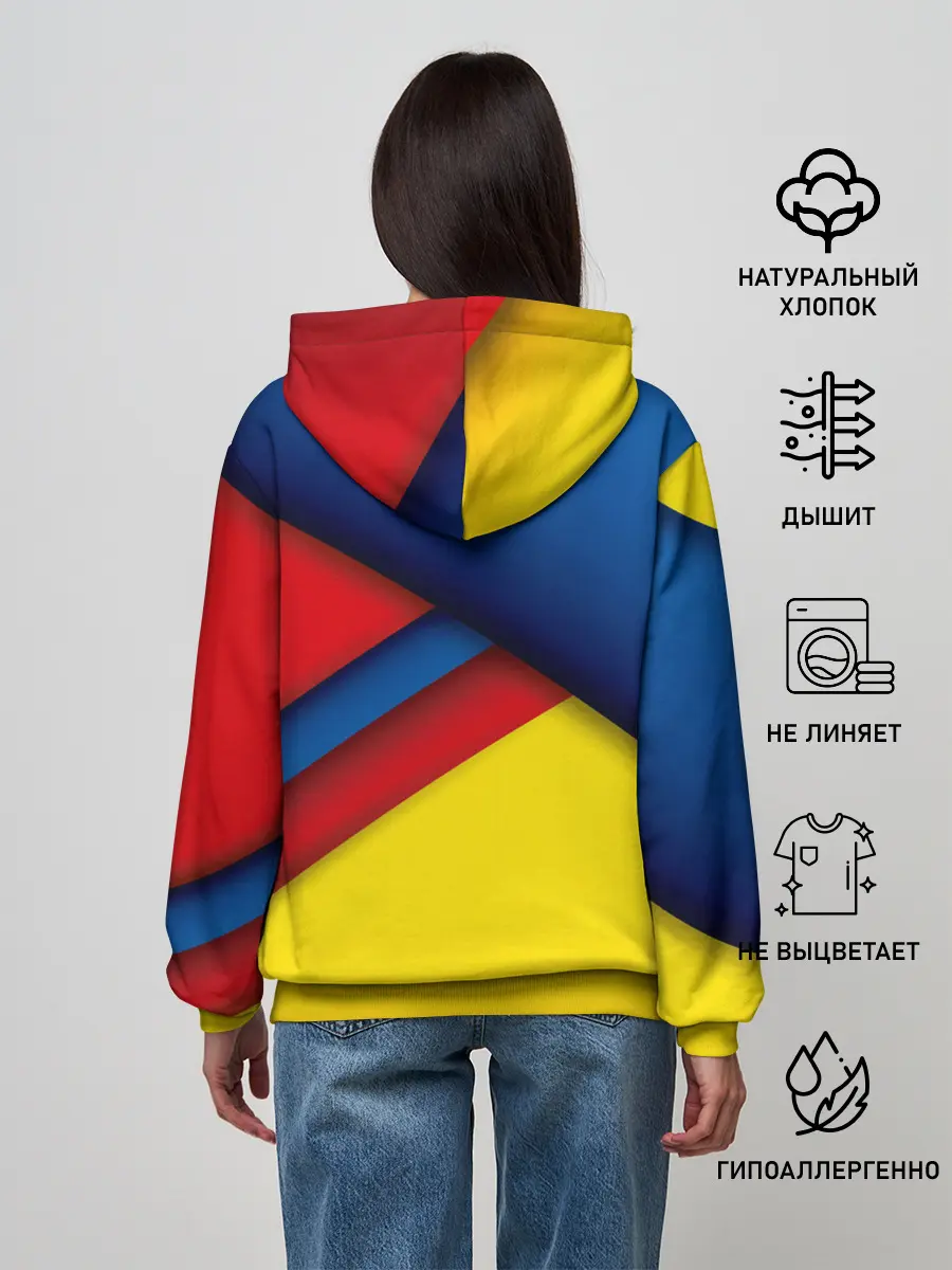 Женское худи / Яркие краски