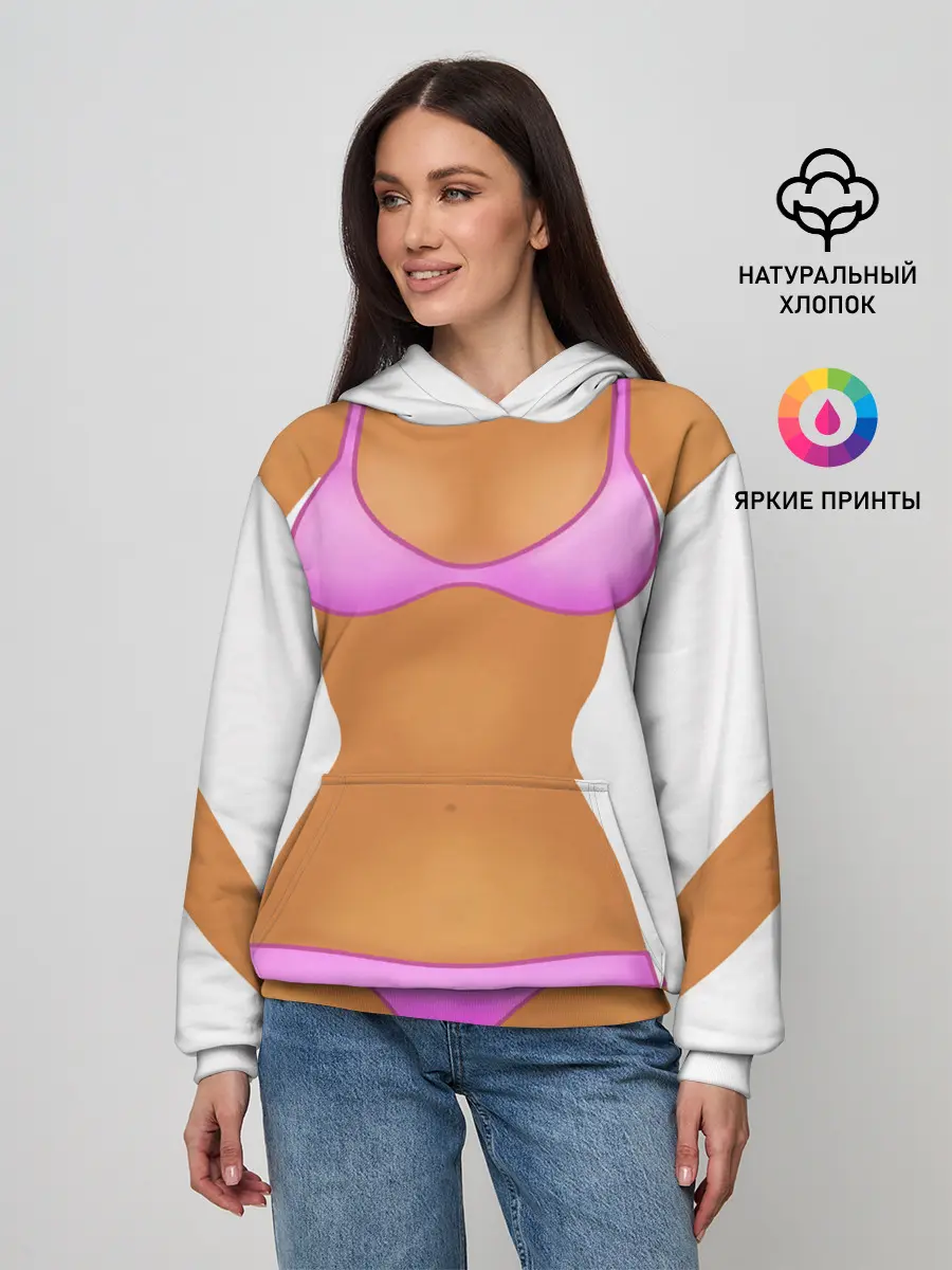 Женское худи / Tanned body