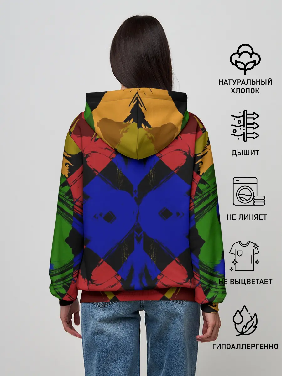 Женское худи / Абстракция