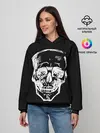 Женское худи / Скетч Черепа