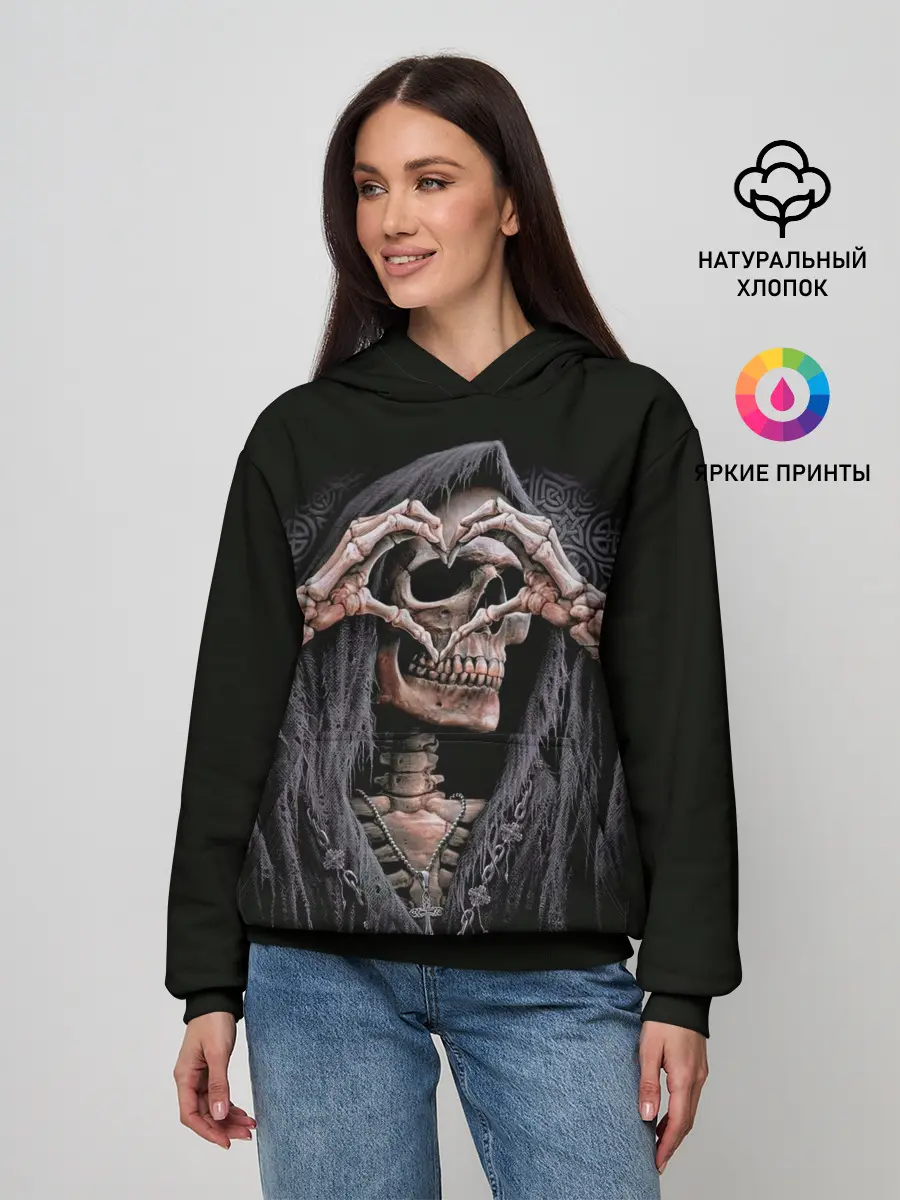 Женское худи / Skull Love