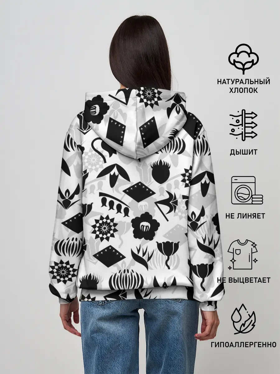 Женское худи / БЛИЧ КАПИТАНЫ ГОТЕЙ 13 ЭМБЛЕМЫ