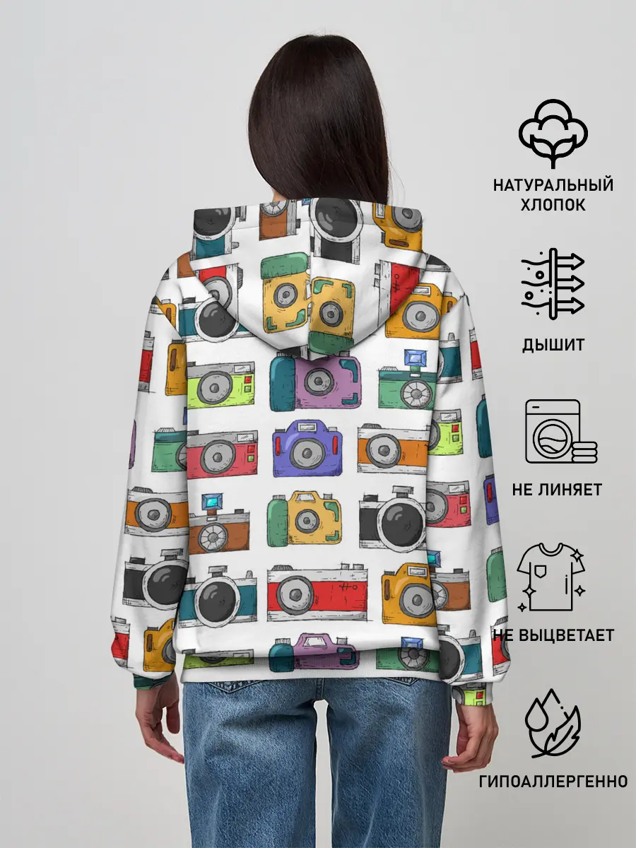 Женское худи / Фотоаппараты