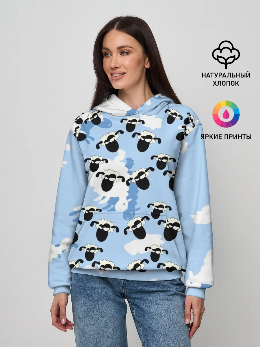 Женское худи / Животные