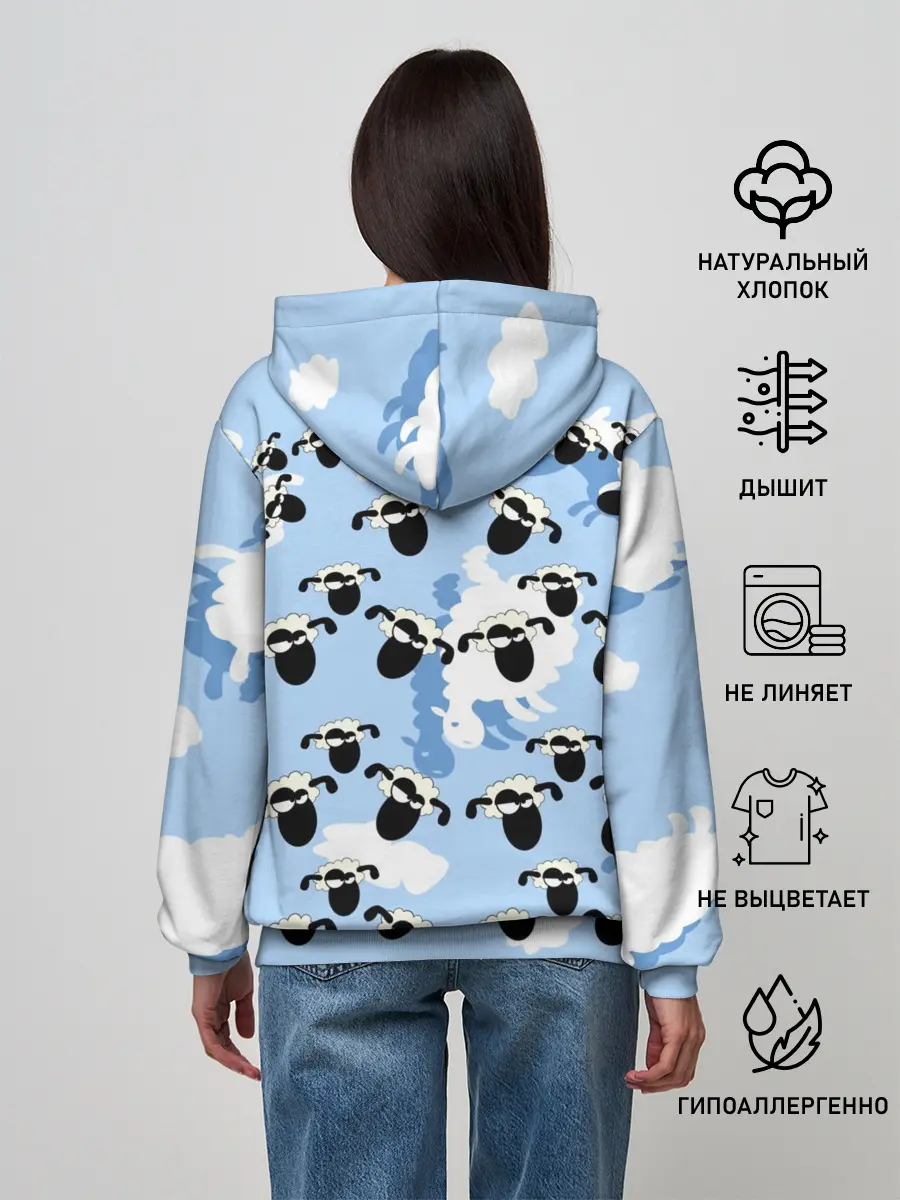 Женское худи / Животные