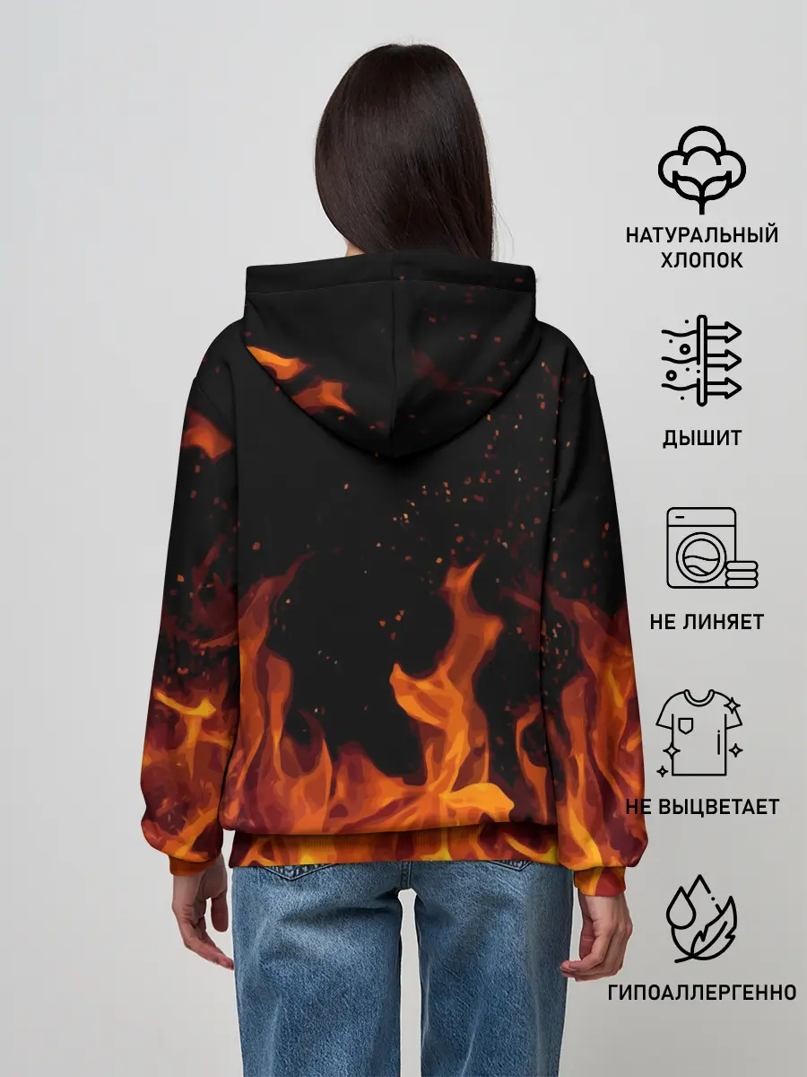 Женское худи / СЕКТОР ГАЗА FIRE
