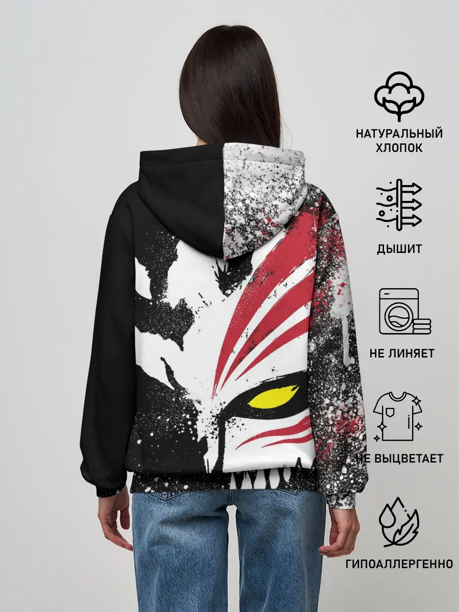 Женское худи / БЛИЧ МАСКА | BLEACH