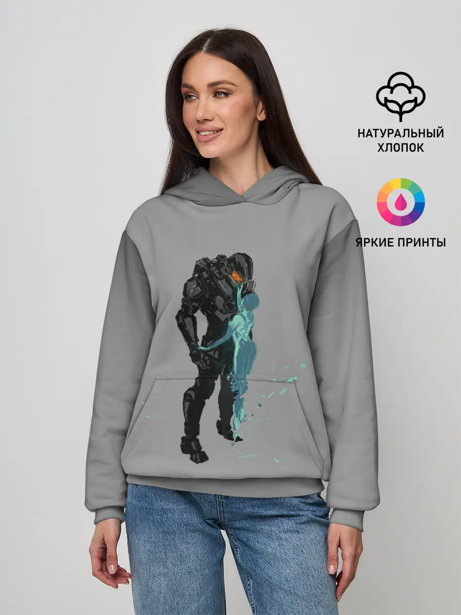 Женское худи / Кибер любовь