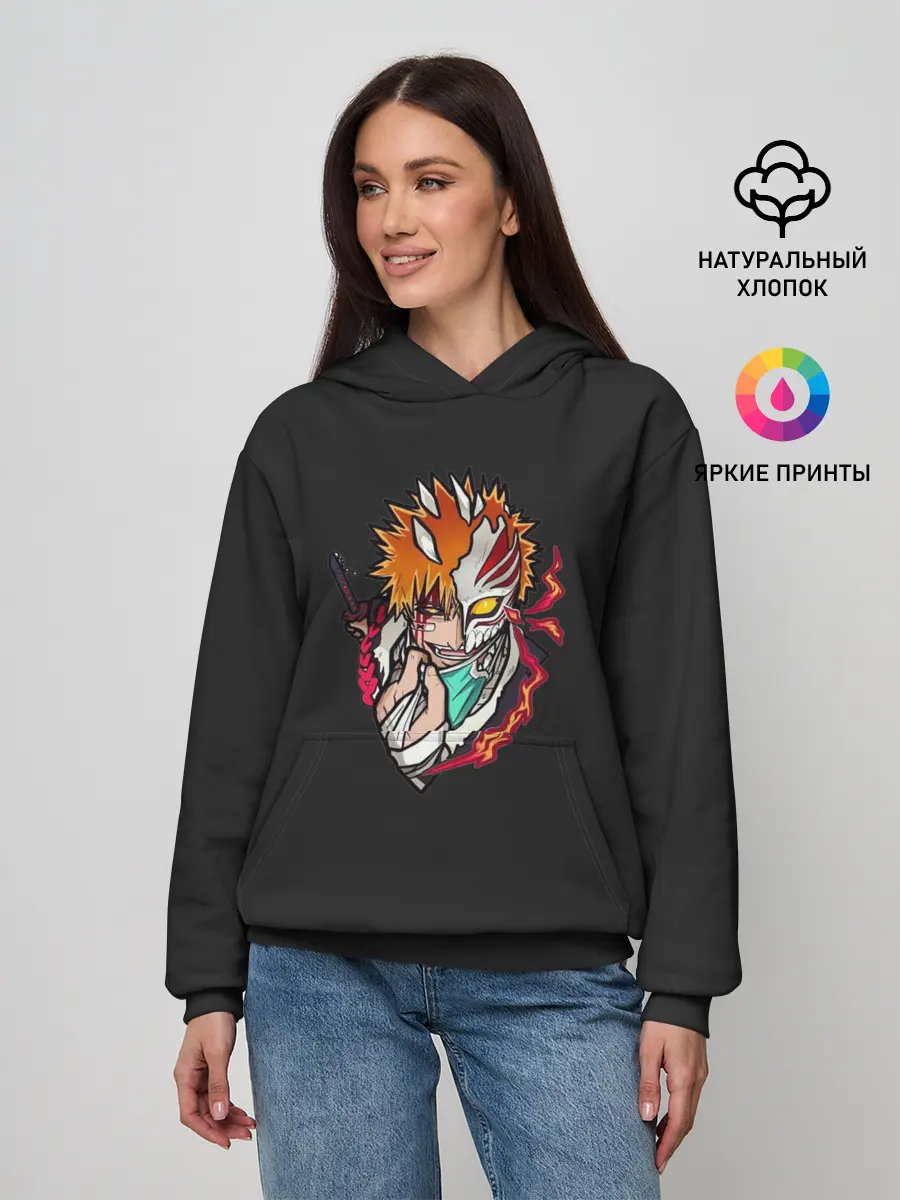 Женское худи / Ичиго. Маска от ковида