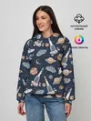 Женское худи / Корабли, планеты и спутники