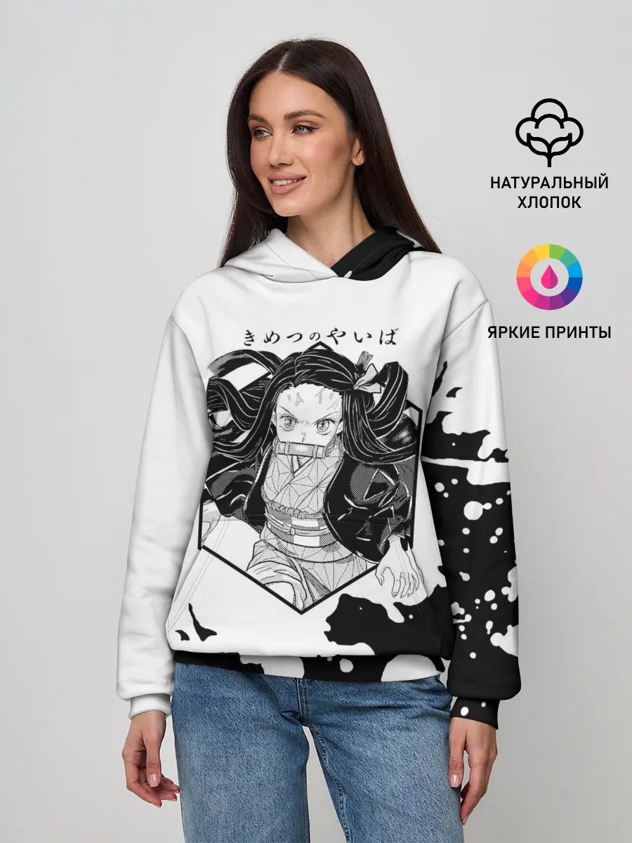 Женское худи / Nezuko Kamado Kimetsu no Yaiba