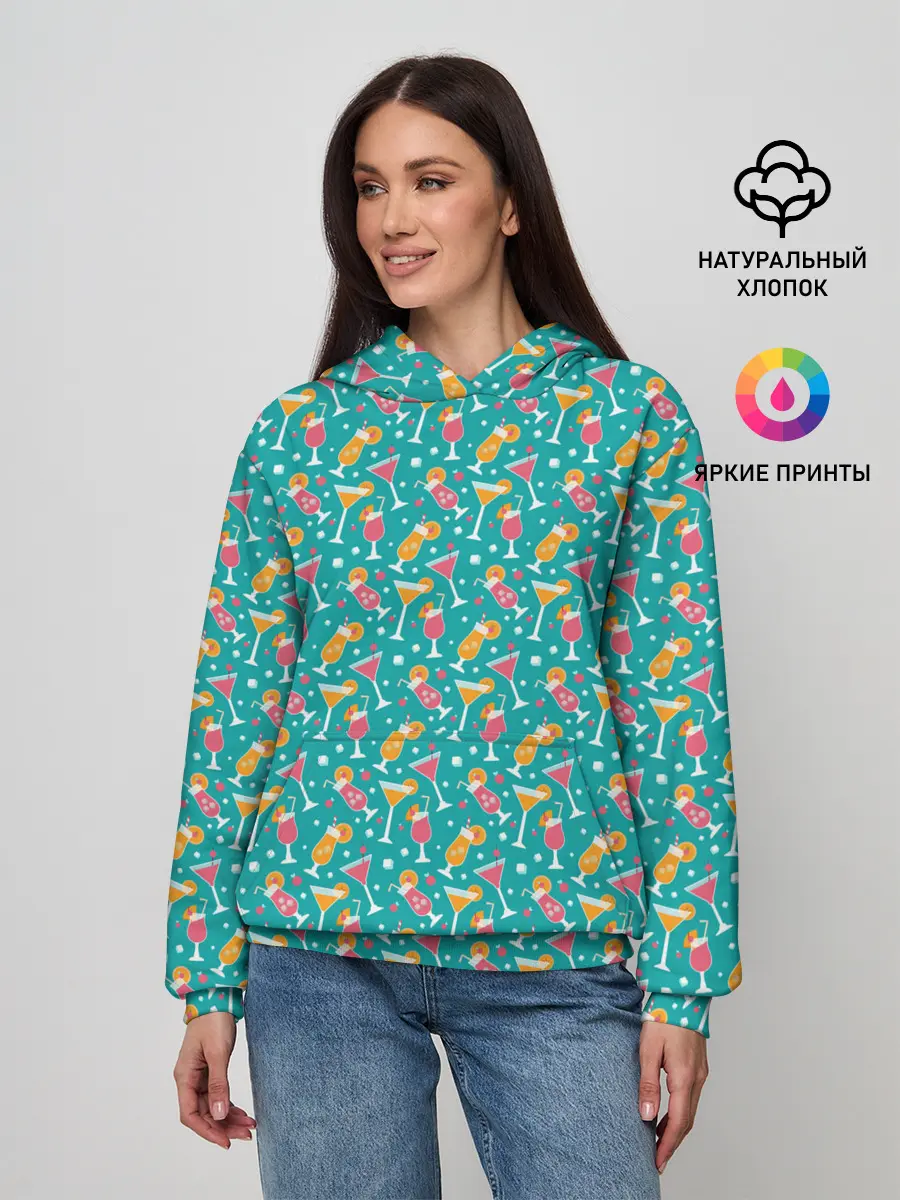 Женское худи / Летняя текстура