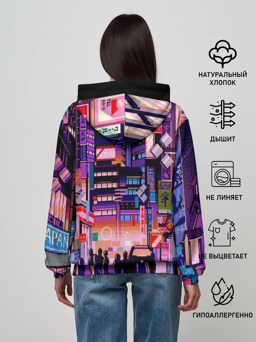 Женское худи / Переулок Токио