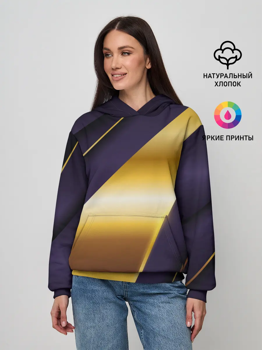 Женское худи / 3D luxury золото