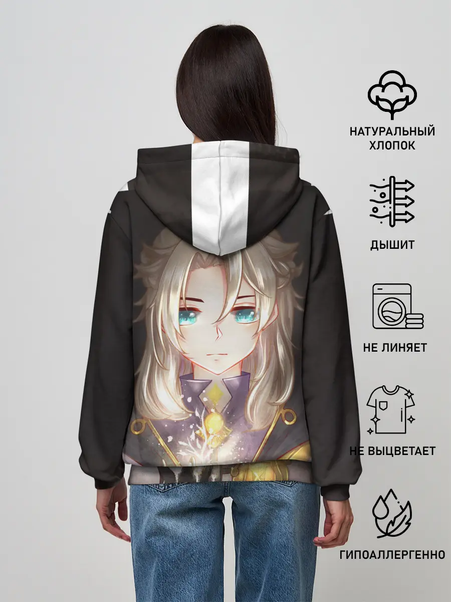 Женское худи / Blue Eyes Albedo.