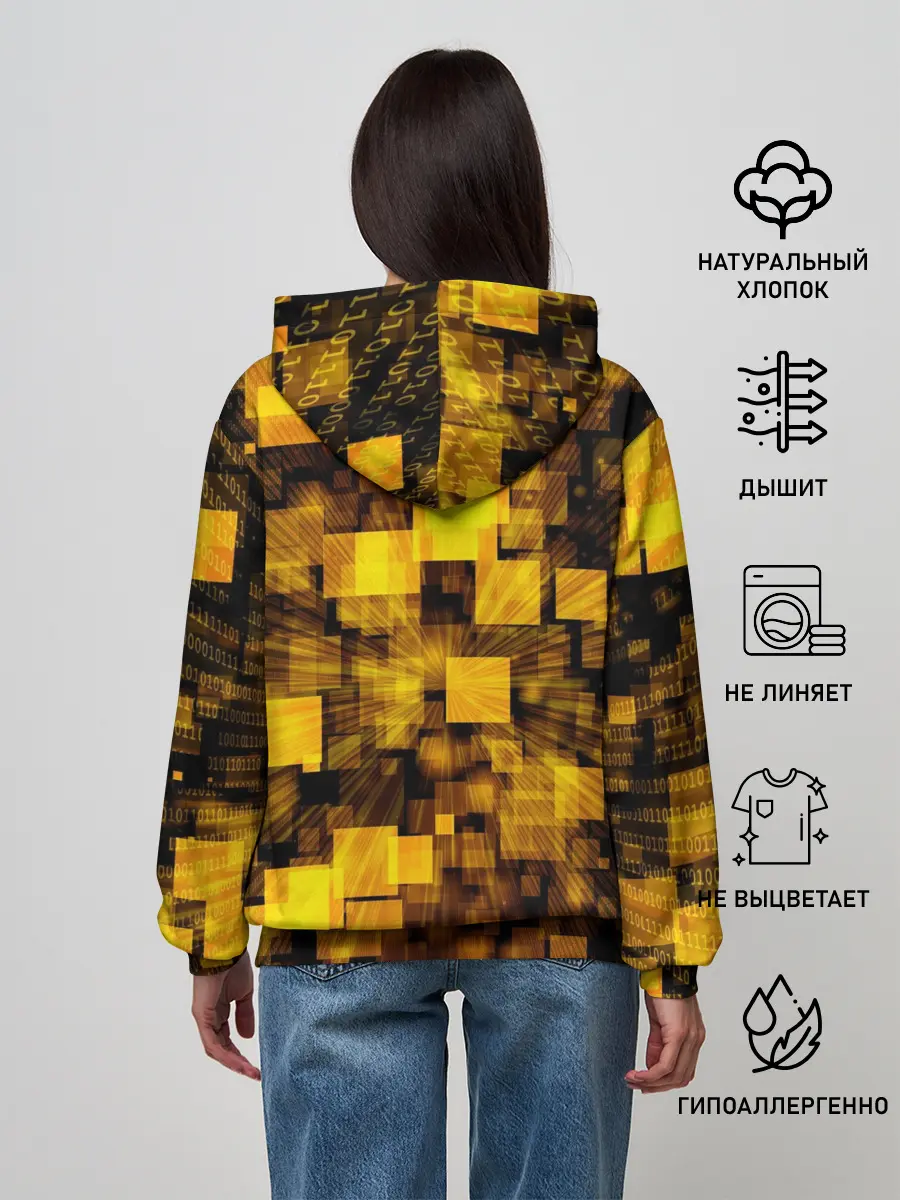 Женское худи / Неоновый взрыв