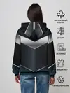 Женское худи / 3D dark metal
