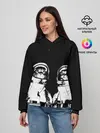 Женское худи / Коты Космонавты