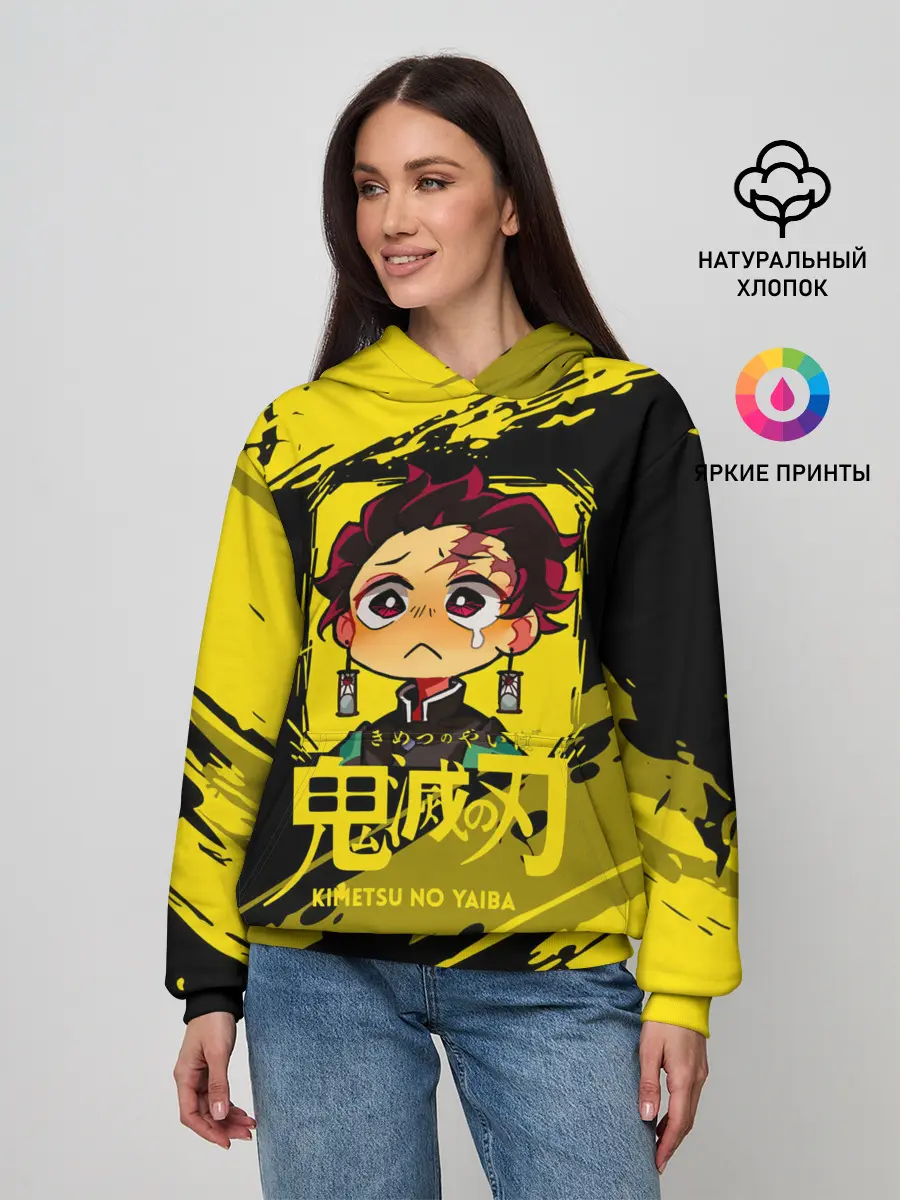 Женское худи / Танджиро Камадо Kimetsu no Yaiba