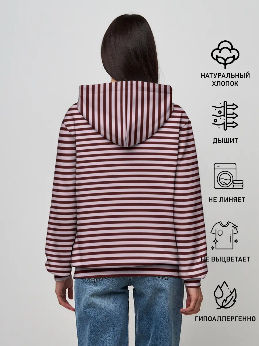 Женское худи / Сиреноголовый Полосатый