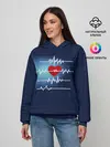 Женское худи / Ритм Сердца