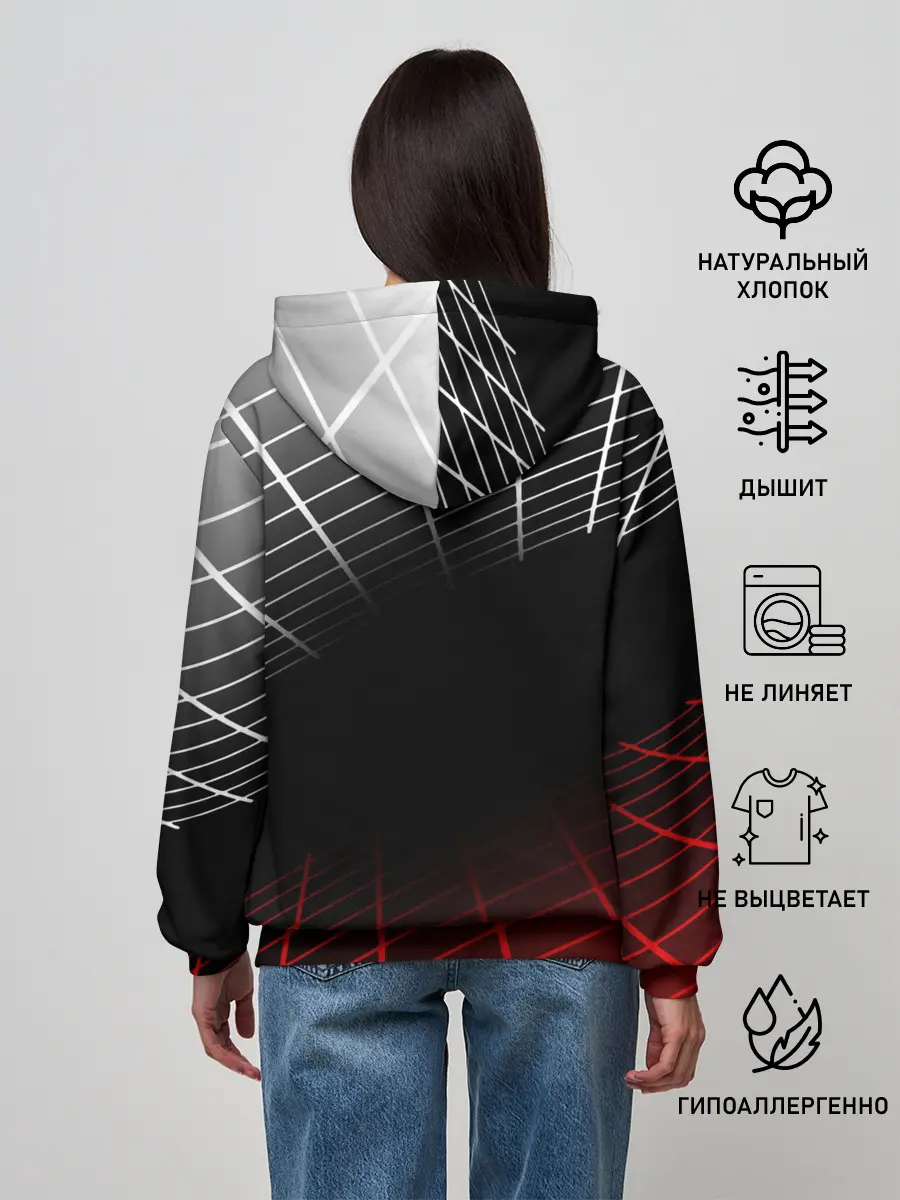 Женское худи / HONDA / ХОНДА / СЕТКА