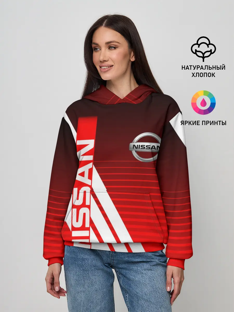 Женское худи / NISSAN / НИССАН / СПОРТ