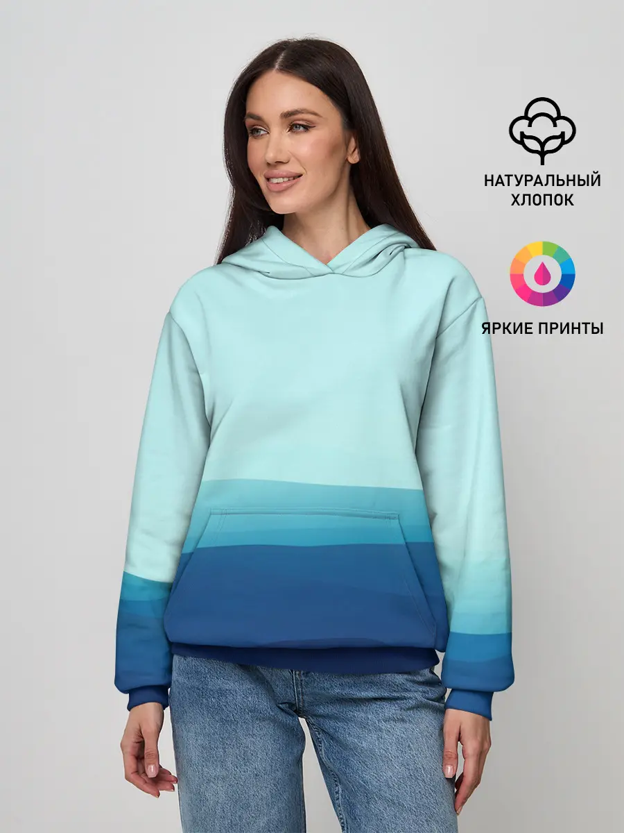 Женское худи / Море
