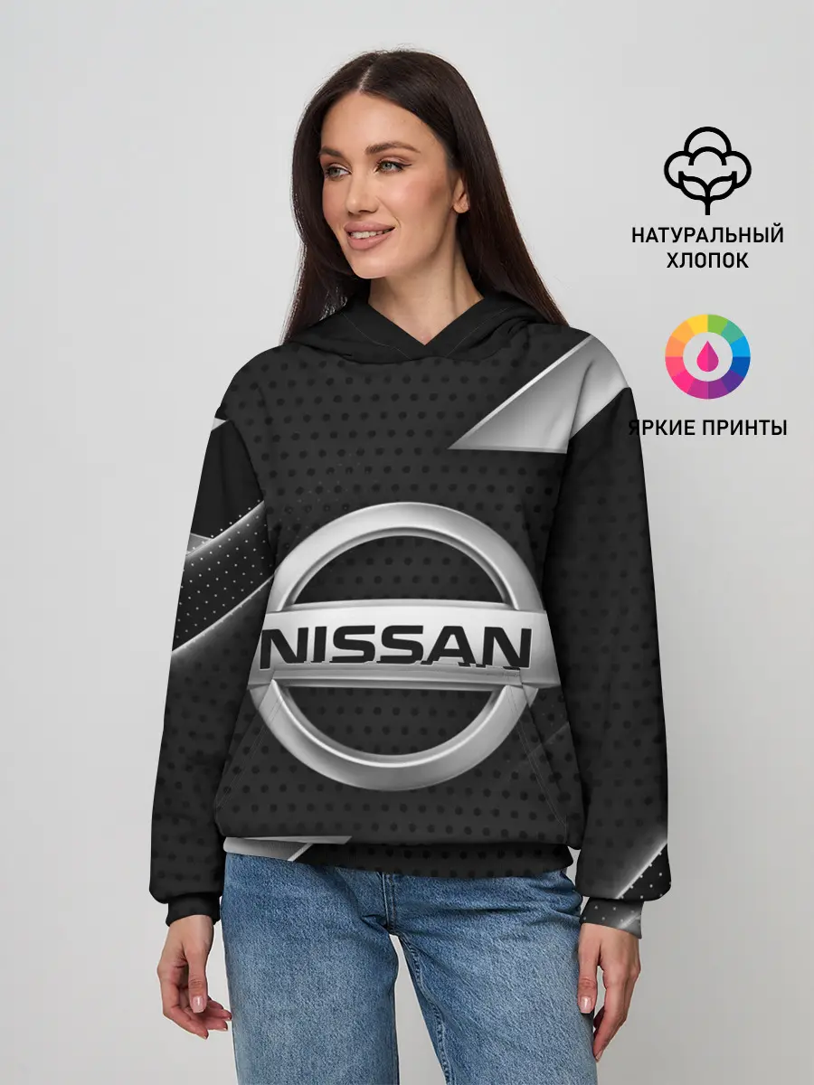 Женское худи / NISSAN / НИССАН / МЕТАЛЛ