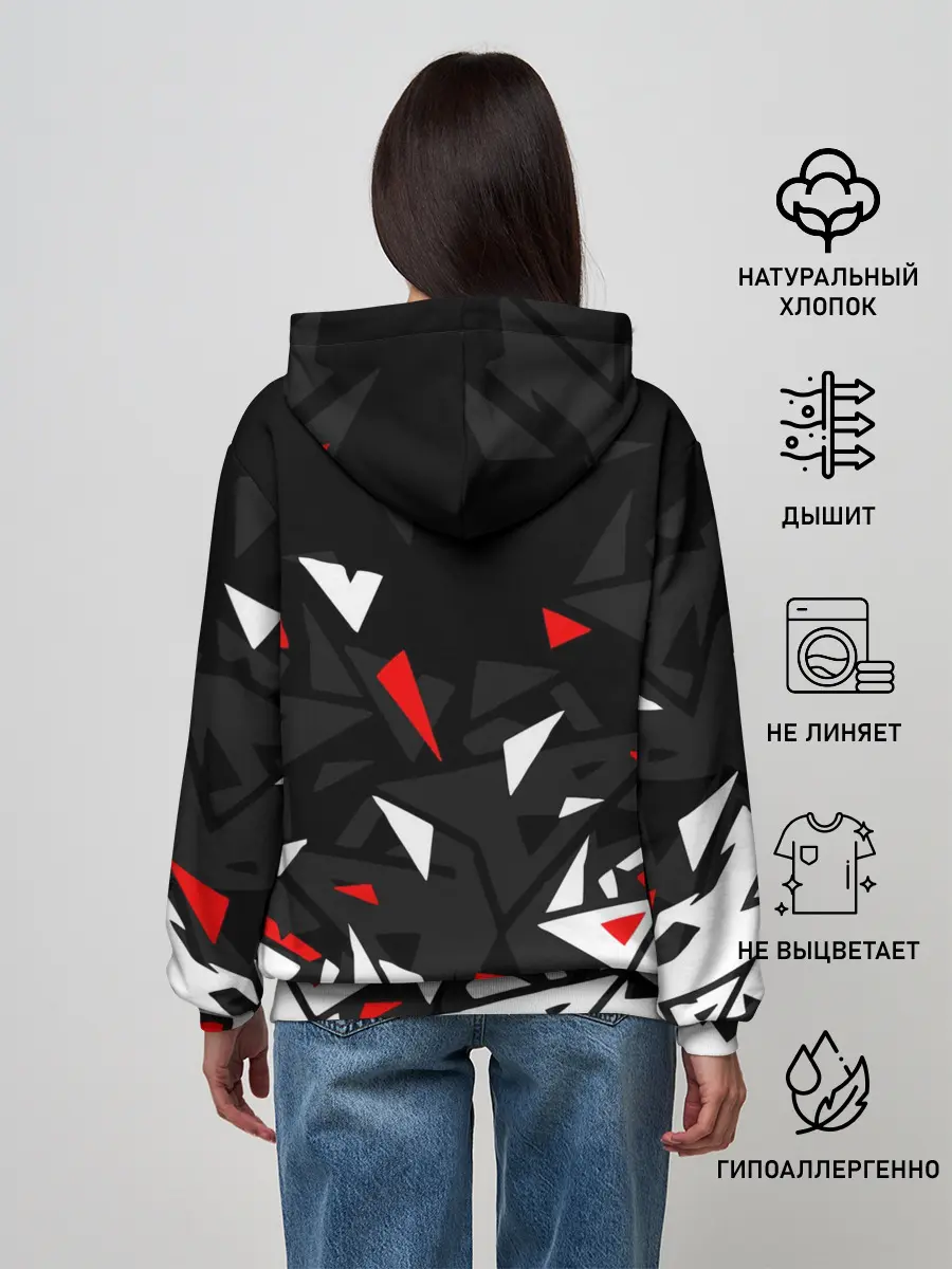 Женское худи / NISSAN / НИССАН / ОСКОЛКИ