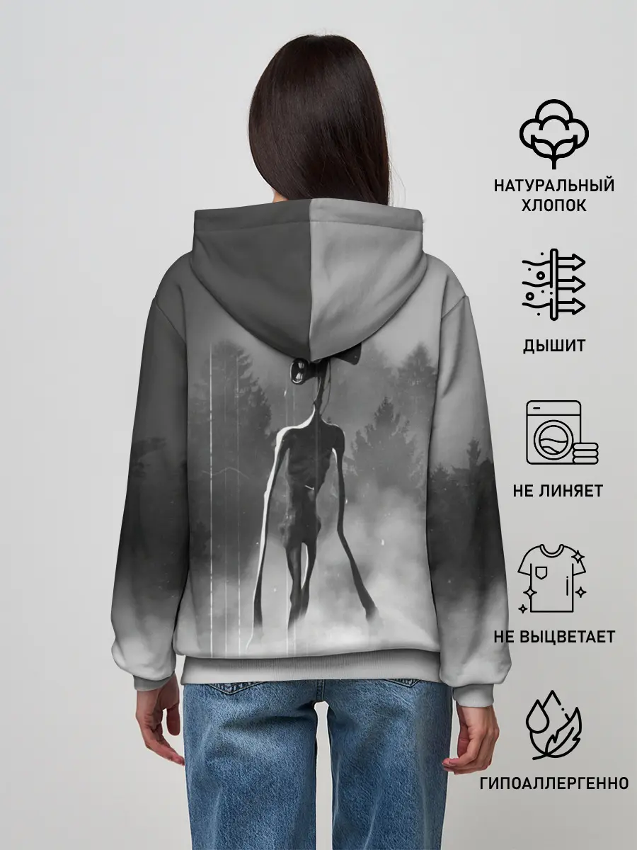 Женское худи / Сиреноголовый в Лесу
