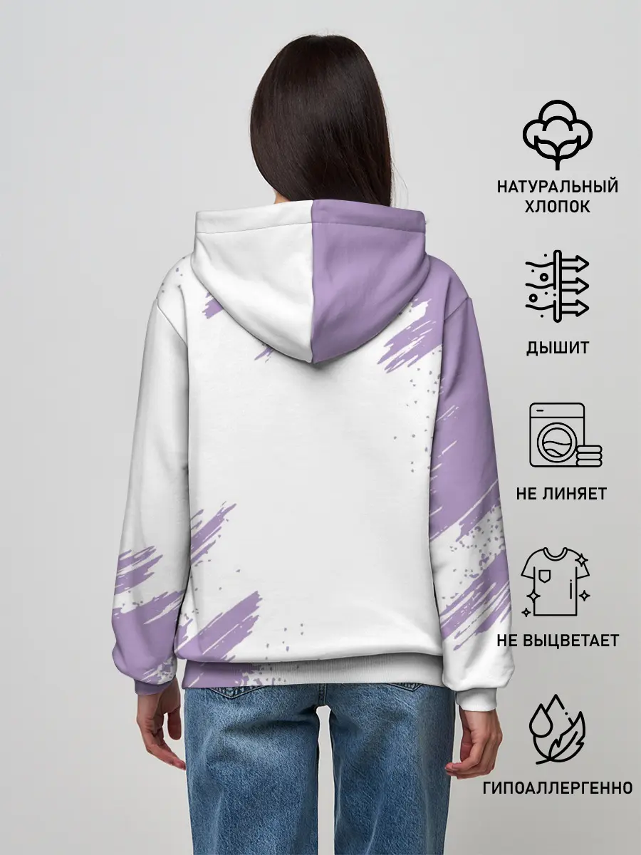 Женское худи / ЧЕРЕПАШКИ НИНДЗЯ - ДОНАТЕЛЛО