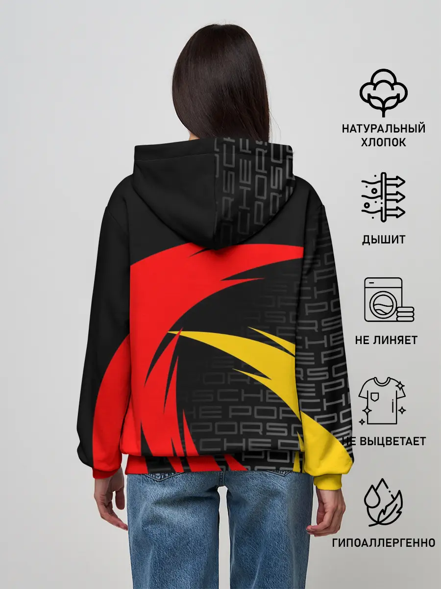 Женское худи / PORSCHE / ПОРШ / СПОРТ