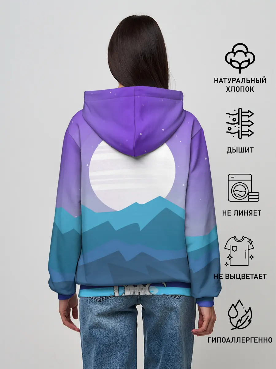 Женское худи / Nero anime